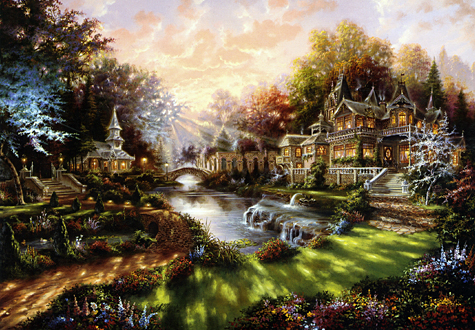 1000피스 직소퍼즐 아침 햇살 야광퍼즐 퍼즐라이프 PL1119