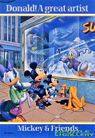 204피스 직소퍼즐 디즈니 미키마우스 쇼윈도앞에서 초미니 야노망 YM98-443