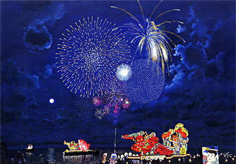 1000피스 직소퍼즐 불꽃놀이 축제 애플원 AO1000-452