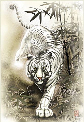 1000피스 직소퍼즐 백호도 퍼즐라이프 PL1253