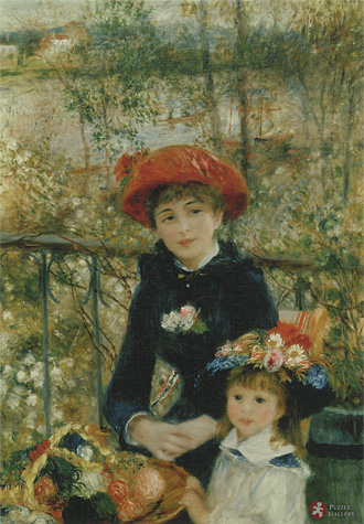 500피스 직소퍼즐 르누아르 테라스의 두소녀 토맥스 TOM50-121