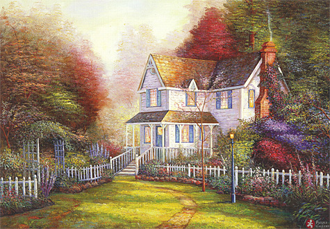 1000피스 직소퍼즐 여름날의 별장 토맥스 TOM100-124