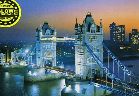 500피스 직소퍼즐 런던의 타워브릿지 야광퍼즐 토맥스 TOM50-039