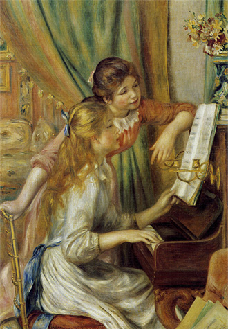 500피스 직소퍼즐 르누아르 피아노치는 자매 토맥스 TOM50-093