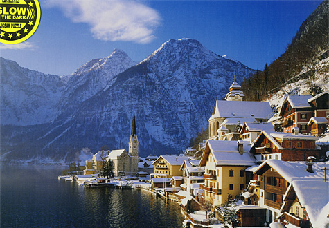 1000피스 직소퍼즐 할슈타트 마을 풍경 야광퍼즐 토맥스 TOM100-097