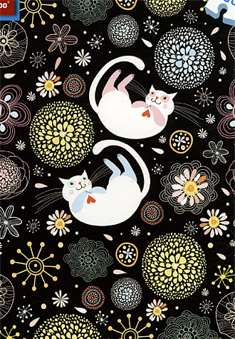 300피스 직소퍼즐 꿈꾸는 고양이 플라스틱퍼즐 핀투 PT300-H1523