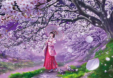 300피스 직소퍼즐 사쿠라의 바람 퍼즐라이프 PL484