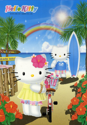 104피스 직소퍼즐 헬로키티 썸머타임 큰조각 퍼즐갤러리