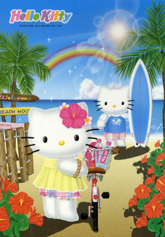 500피스 직소퍼즐 헬로키티 썸머타임 퍼즐갤러리