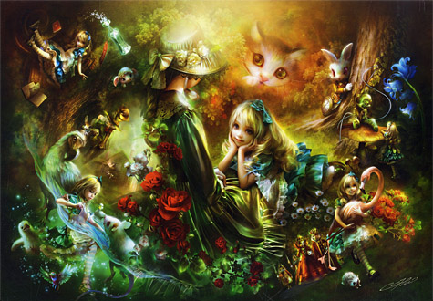 1000피스 직소퍼즐 앨리스의 환영의 숲 애플원 AO1000-753