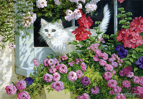 500피스 직소퍼즐 창가의 고양이 랭 L500-156