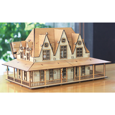 3D입체퍼즐 Fairy Tale Villa 건축물 목재모형 퍼즐갤러리