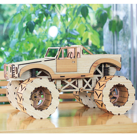 3D입체퍼즐 Monster Truck 자동차 목재모형 퍼즐갤러리