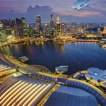 1000피스 직소퍼즐 싱가폴 스카이라인 라벤스브루거