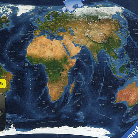 1000피스 직소퍼즐 위성 세계지도 라벤스브루거