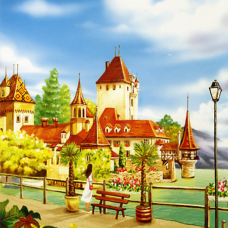 1000피스 직소퍼즐 낭만가득한 오버호펜성 오메가 OMP1021