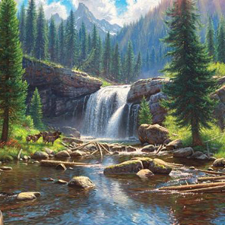 1000피스 직소퍼즐 대자연 선스아웃