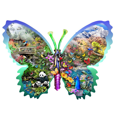 1000피스 직소퍼즐 낙원 쉐이프 선스아웃