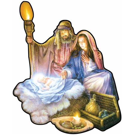 1000피스 직소퍼즐 아기예수의 탄생 쉐이프 선스아웃