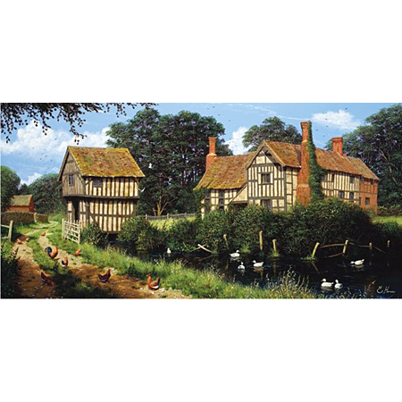 1500피스 직소퍼즐 닭 농장 파노라마 페레 -단종-