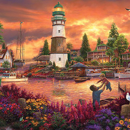 1500피스 직소퍼즐 노을지는 마을 페레 -단종-