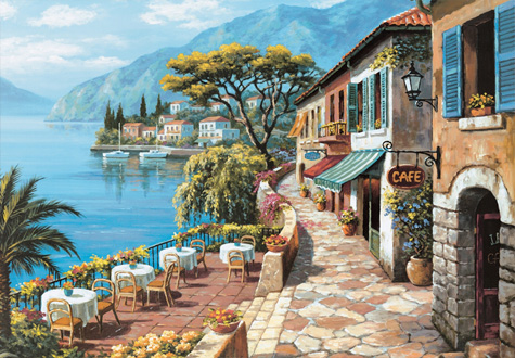 1000피스 직소퍼즐 성 김 오버룩 카페 퍼즐라이프 PL1339