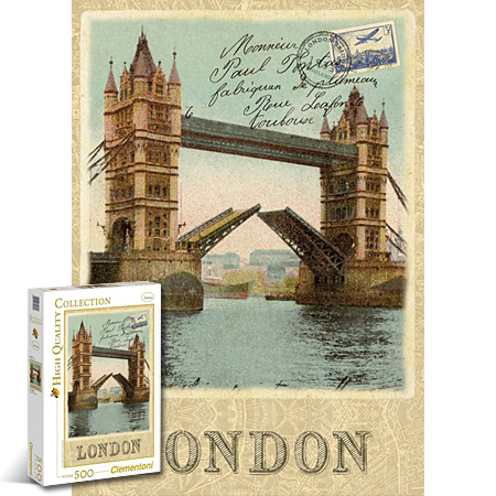 500피스 직소퍼즐 런던 엽서 클레멘토니 CL30585 -단종-