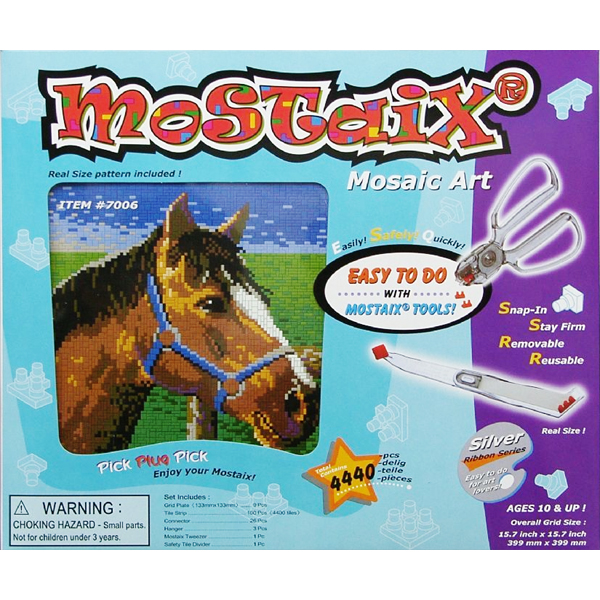 Mostaix_브릭 십자수_초원의 애마 모자이크 퍼즐