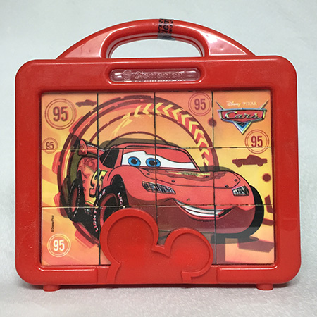 [케이스손상제품] 12조각 큐비퍼즐 디즈니 카 클레멘토니