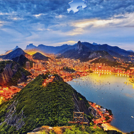 1000피스 직소퍼즐 구아나바라만의 야경 라벤스브루거