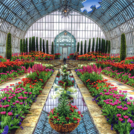 1500피스 직소퍼즐 아트리움 가든 라벤스브루거