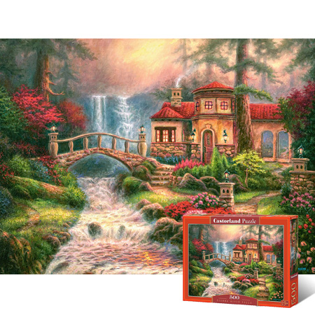 500피스 직소퍼즐 가을이 찾아온 강가의 집 캐스토랜드