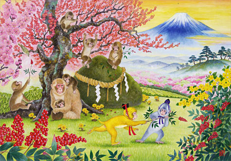 1000피스 직소퍼즐 남방 아홉 원숭이 애플원