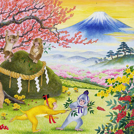 1000피스 직소퍼즐 남방 아홉 원숭이 애플원