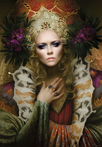 1000피스 직소퍼즐 3개의 반지를 낀 여인 헤야 HE29723 -단종-