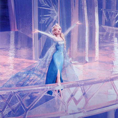 500피스 직소퍼즐 디즈니 Let It Go 미니 크리스탈 텐요 TY500-459 -단종-