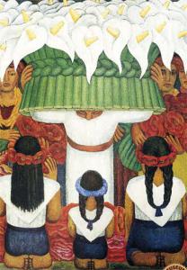 1000피스 직소퍼즐 산타 아니타의 축제 명화 유로그래픽스