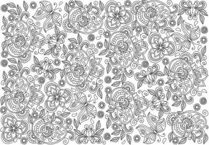 300피스 직소퍼즐 숨겨진 나비 색칠 유로그래픽스 -단종-