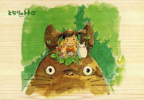 208피스 직소퍼즐 지브리 토토로 메이와 토토로 목재 아트박스