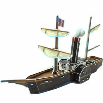 3D입체퍼즐 이양선 배 우드락모형 크래커플러스