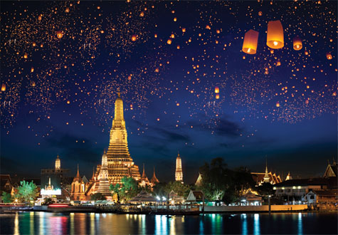 2000피스 직소퍼즐 방콕의 끄라통 축제 미니조각 퍼즐코리아