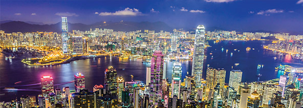 600피스 직소퍼즐 빅토리아 항구의 환상적인 야경 파노라마 퍼즐코리아