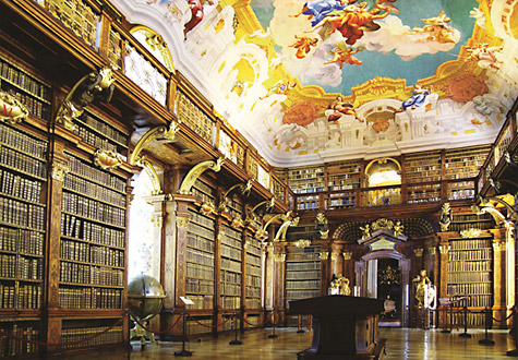 1000피스 직소퍼즐 럭셔리한 멜크 수도원의 도서관 퍼즐코리아 PK1000-3108