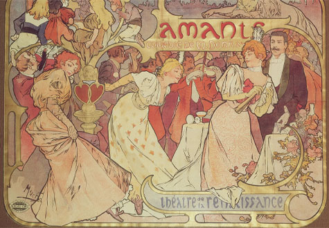 99피스 직소퍼즐 알퐁스 무하 연극 연인들 미니조각 챔버아트