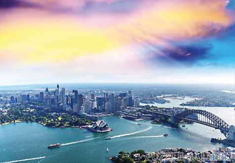 1000피스 직소퍼즐 빛이 내리는 호주의 시드니 비엔 BN10-073
