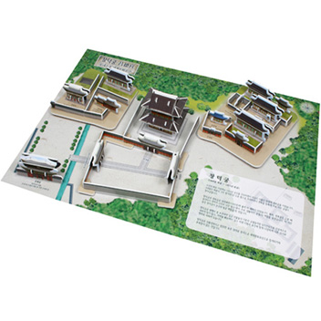 3D입체퍼즐 한국의 유네스코 문화유산 창덕궁 건축물 우드락모형 크래커플러스