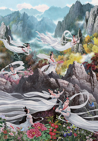 1000피스 직소퍼즐 선녀도 퍼즐라이프 PL1375