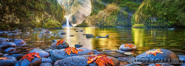 600피스 직소퍼즐 가을 아침이 시작되는 조용한 호숫가 캐스토랜드 LD60191