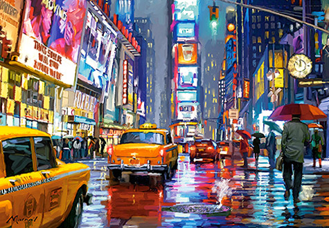 1000피스 직소퍼즐 타임스퀘어 밤거리 캐스토랜드 LD103911