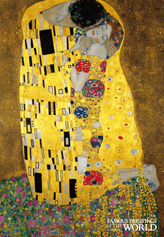 108피스 직소퍼즐 클림트 키스 미니조각 명화 학산문화사*